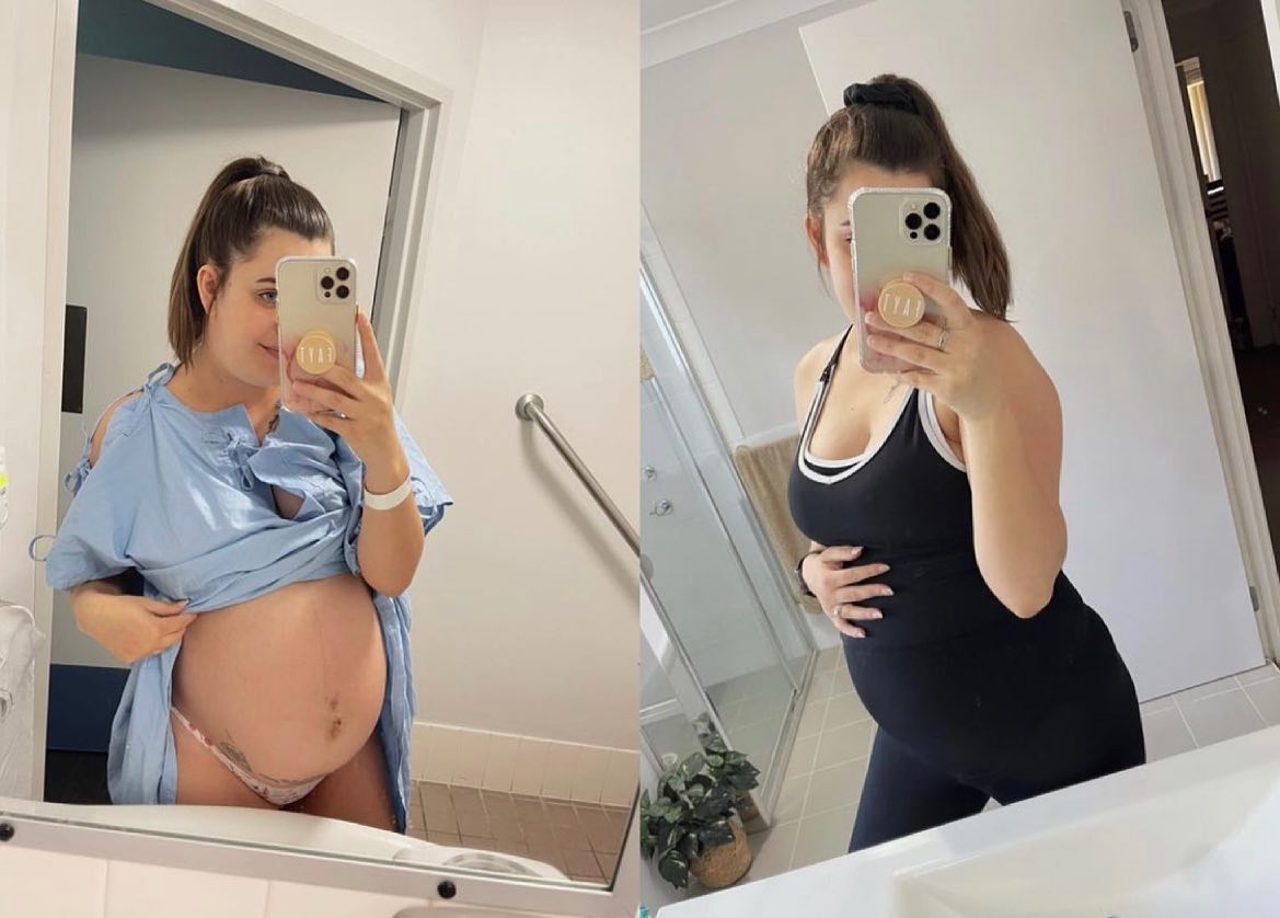 Schwangerschafts- Regenerations- Emama Lang Leggings