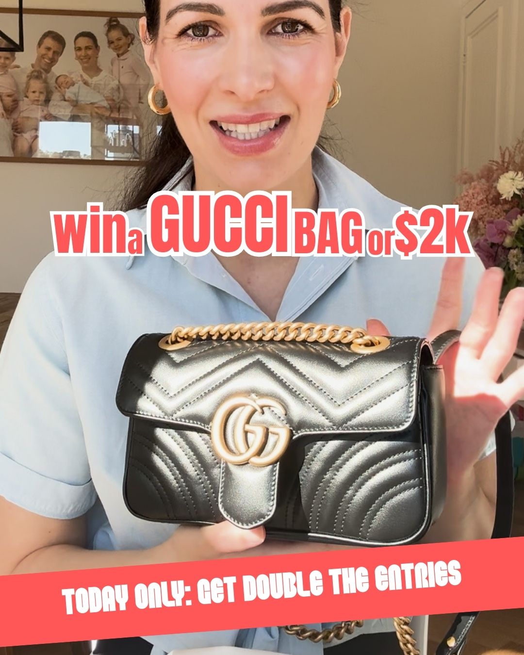 Win a $4k Gucci Hand Bag Here! Or pick $2k Cash!