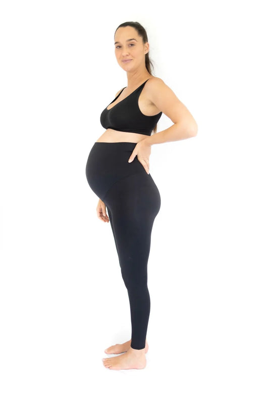 A collage of women in comfortable and stylish clothing, representing different stages of motherhood.