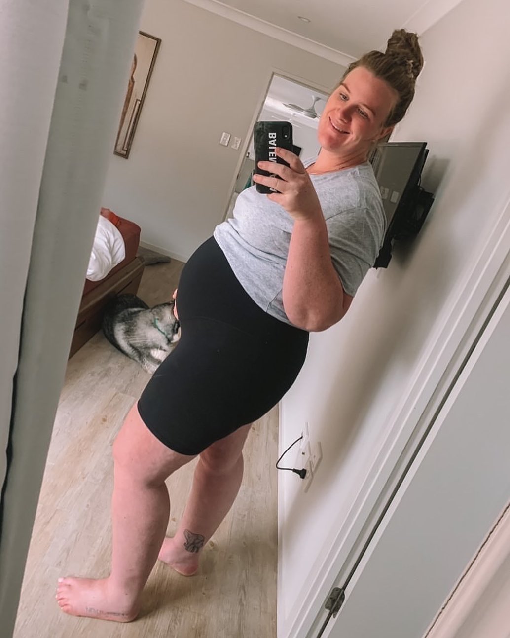 emama Maternity Bike Shorts - Black