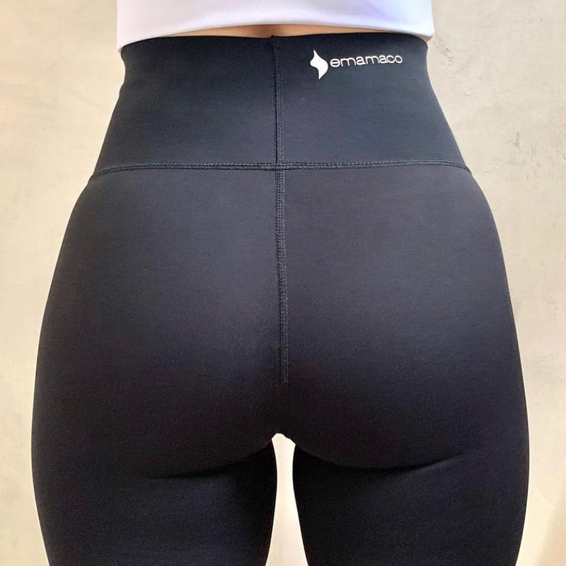 Shaper Move Leggings + Taschen - Schwarz - Lang | Bauch kaschierend