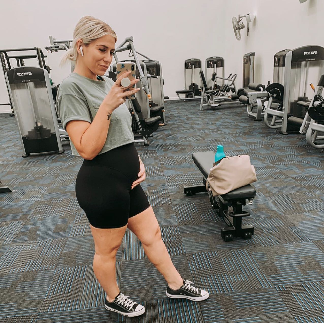 emama Maternity Bike Shorts - Black