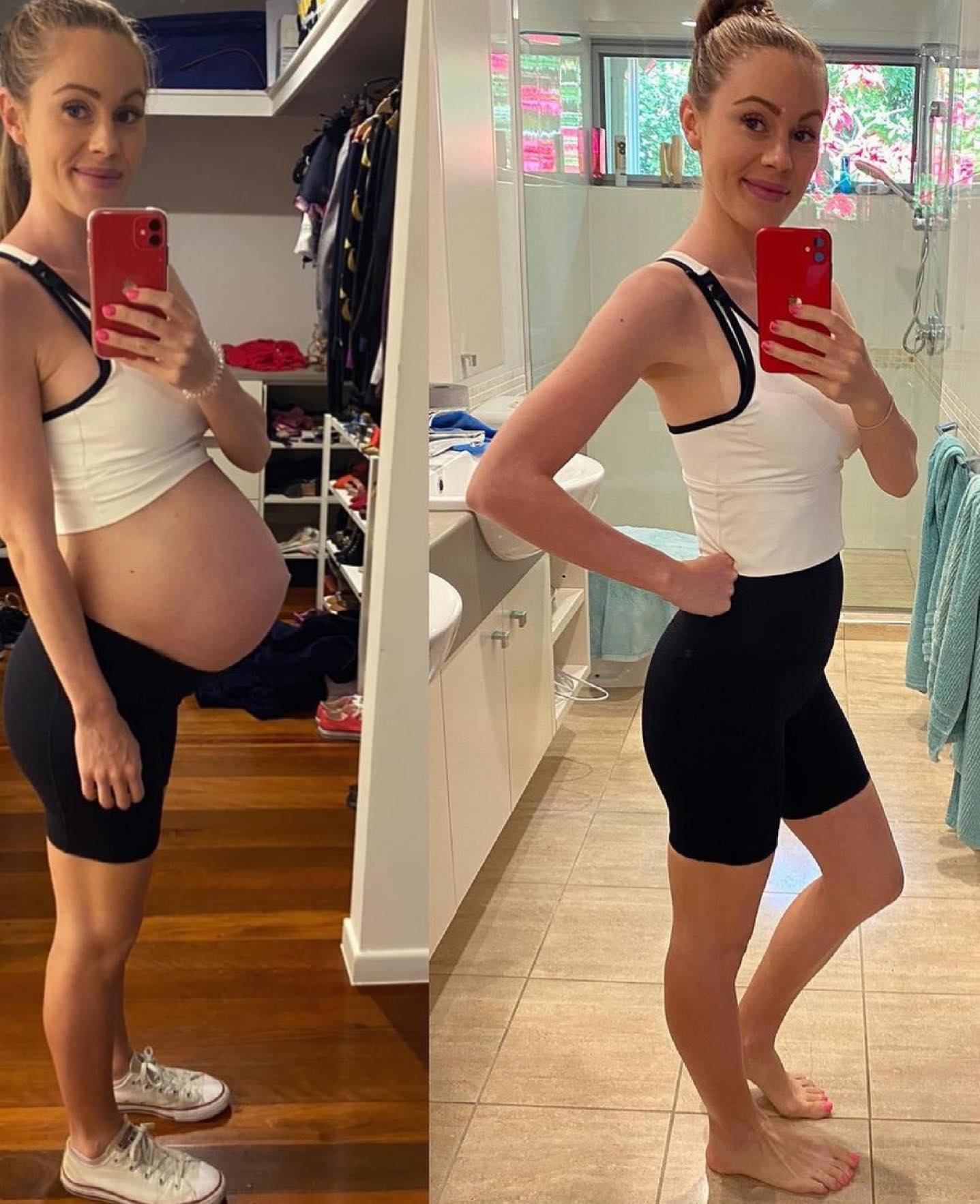 emama Maternity Bike Shorts - Black