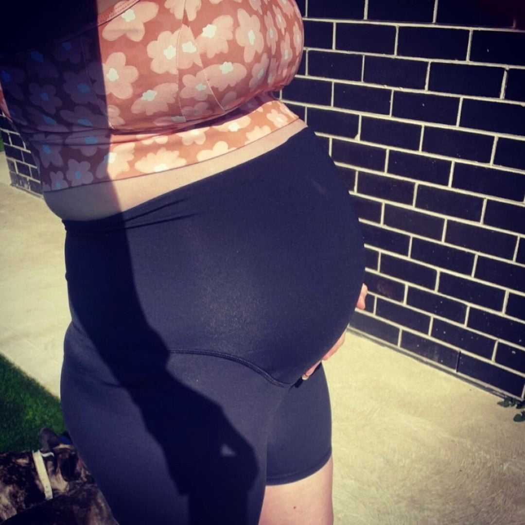 emama Maternity Bike Shorts - Black