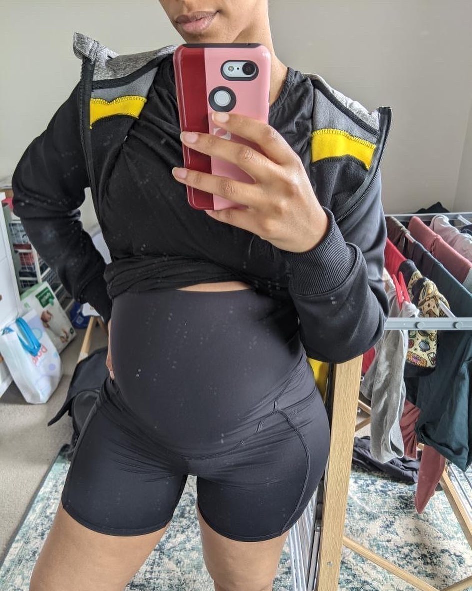 emama Maternity Bike Shorts - Black