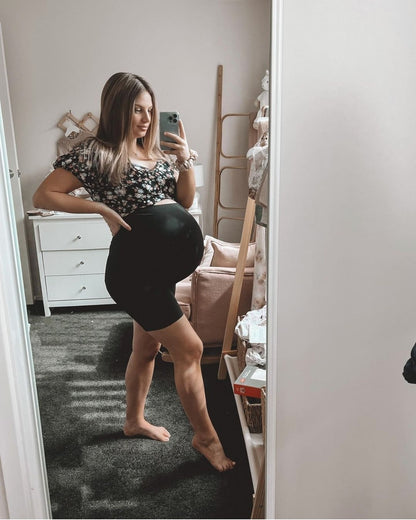 emama Maternity Bike Shorts - Black
