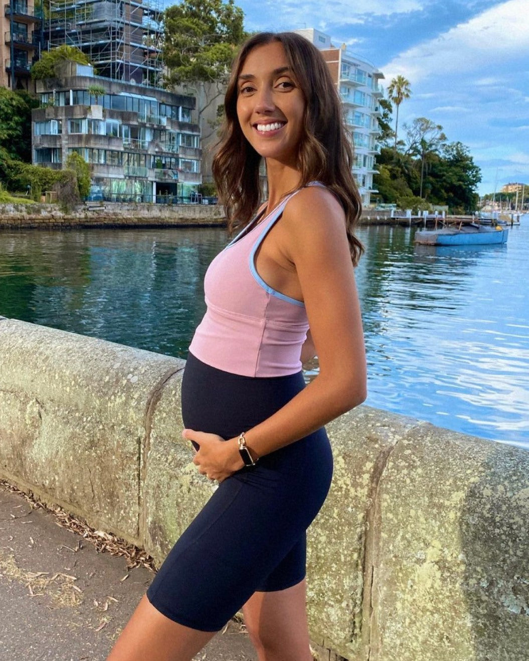 emama Maternity Bike Shorts - Black