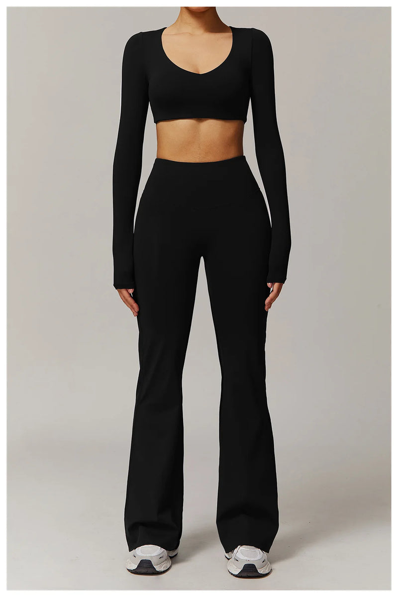 Flared Leggings - mum tum hiding
